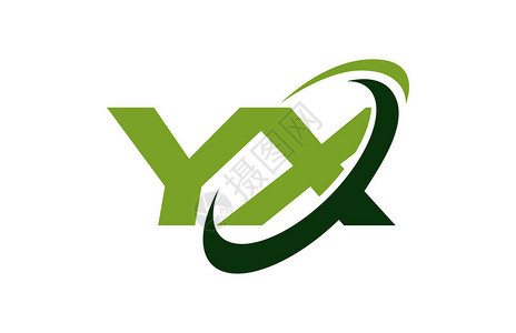 YXLogoSwoushEllipse绿色图片