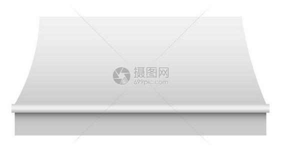 白awning模型用白色背景孤立的网络设计显示白awing矢量模型图片