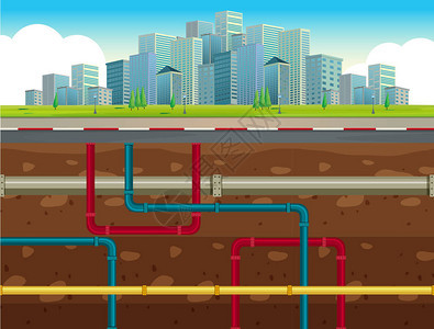 地下水管道系统插图海底图片
