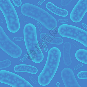 蓝色背景微细菌生物有不图片