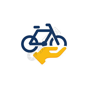自行车护理标志图标设计图片