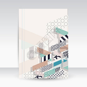 创意小册子通信标题页书籍封面自有风格白背背景图片