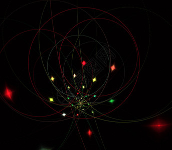 弦理论物理过程和量子理论量子纠缠一台抽象计算机生成现代分形为您的设计提供旋转运动模式中的图片
