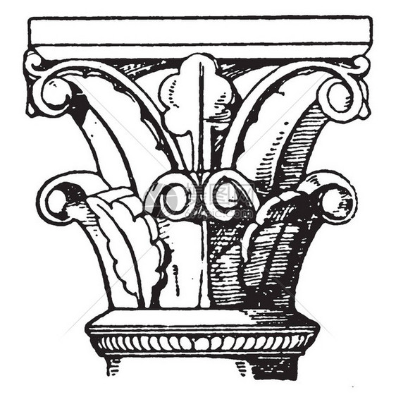 Capital是中世纪欧洲的建筑风格图片