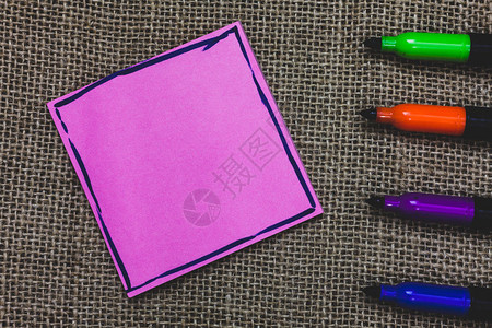 邀请卡贺宣传海报凭单券布局的空商业模板紫色纸重要提醒交流思想标注者黄麻背景信息M图片