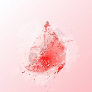 矢量血滴艺术设计献血概念图片