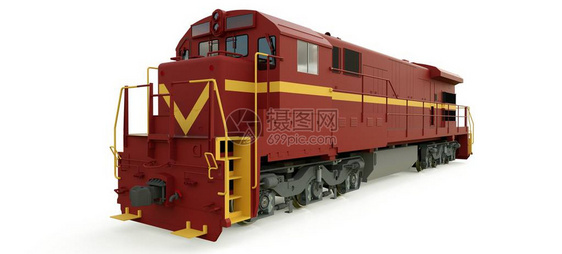现代柴油铁路机车图片