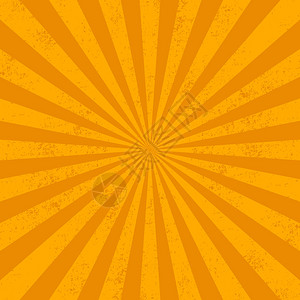 橙色射线在地上斜角grunge效果矢量图片