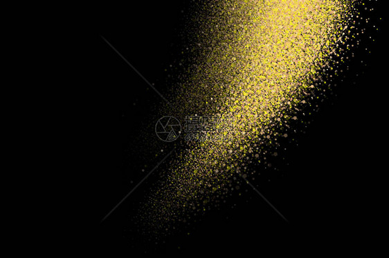 金色粒子的闪烁图片
