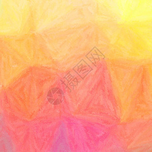 抽象的橙色蜡笔广场背景插图OrangeWaxCrayonS背景图片