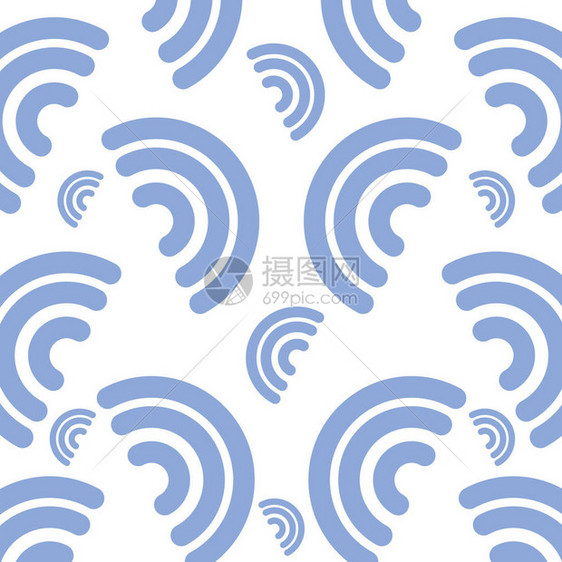 wifi符号背景色彩多的设计图片