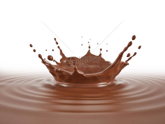 液态巧克力池图片