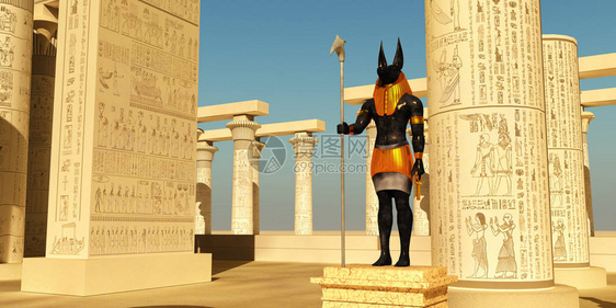 古埃及神话中的阿努比斯是后世之神也是通往冥界图片