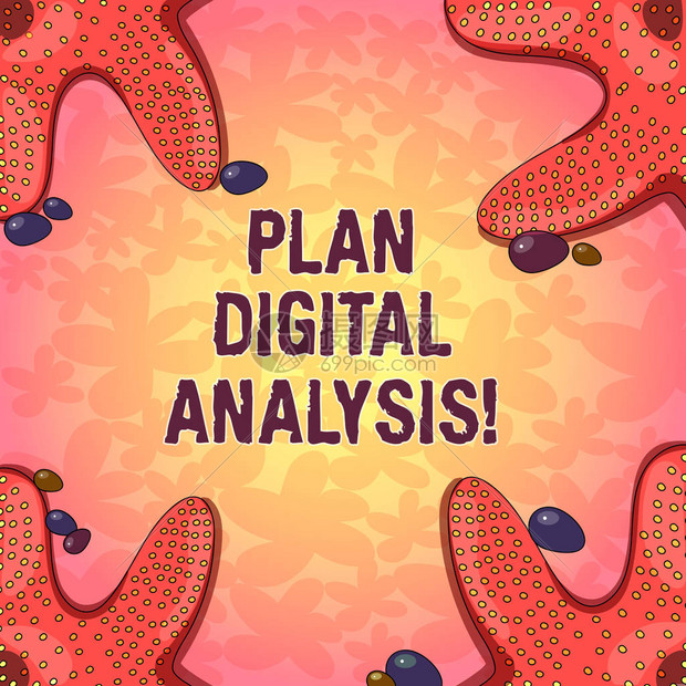 文字书写文本计划数字分析用于海报广告卡的四角彩色鹅卵石海星照片分析定和定量数字图片