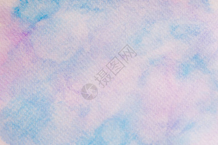 用手绘的抽象水彩蓝色和紫色飞溅水彩纹图片