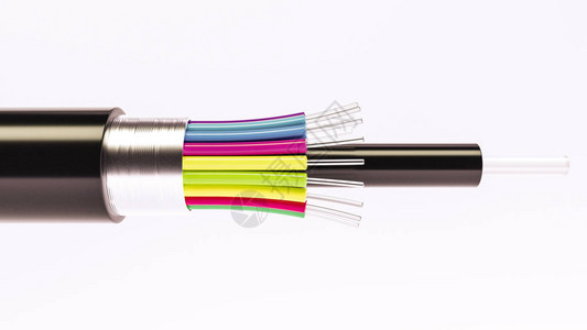 光纤电缆细节高速电缆图片
