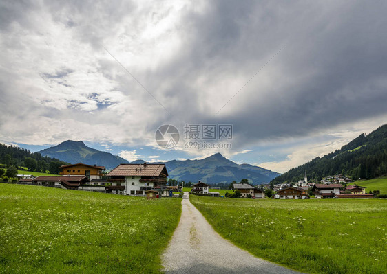 奥地利阿尔卑斯山高抽象图片