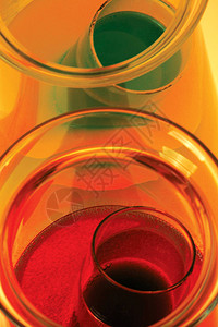 彩色化学玻璃管图片