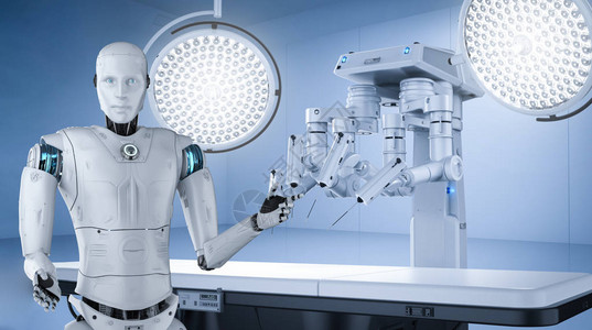 医疗技术概念3d制造机器人手术机器图片