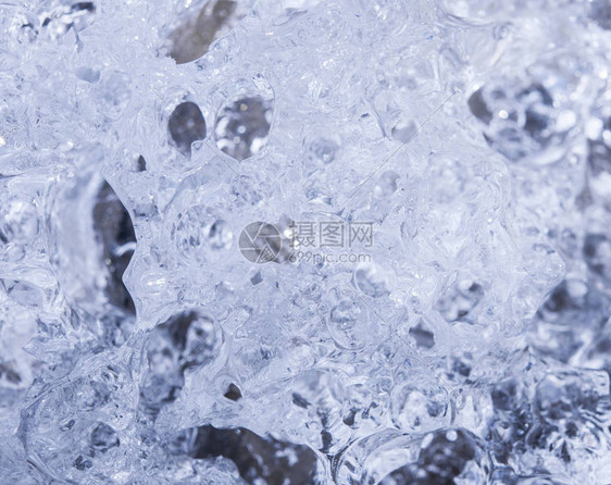 丰富多彩的冰层抽象的冰质自然背图片