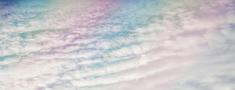 柔软焦点抽象纹理模式色彩多的天空和自然云层明亮颜色图片
