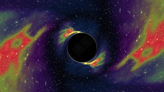 黑洞拉出恒星空间时空漏斗坑插图背景新质量的普世科学凉爽图片