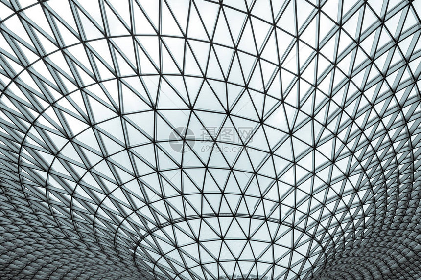 三角花纹结构的玻璃钢建筑未来主义建筑新未来主义建筑风格白色三角形几何圆顶纹理现代建筑的图片