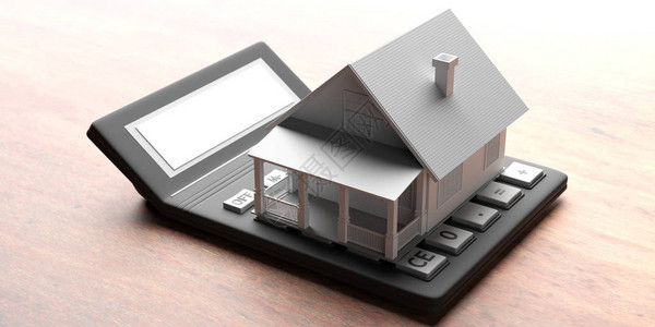 参照木材背景进行房屋计算模型的房价模型图片