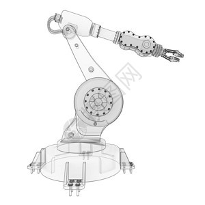 适用于工厂或生产中任何工作的机械臂图片