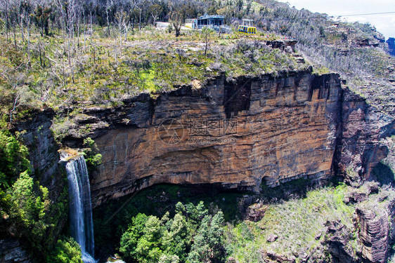 蓝山瀑布澳大利亚新南威尔士州图片