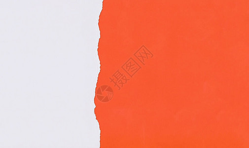 关于重叠和撕裂的橙色艺术论文供图片