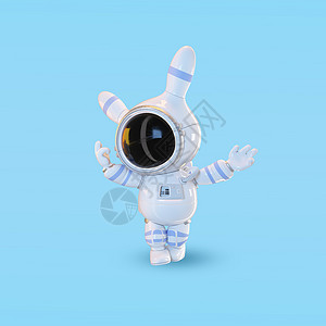 宇航员兔子c4d模型图片