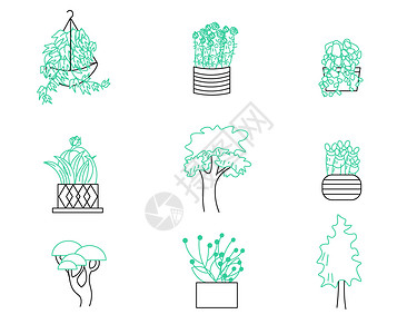 植物花草主题植物花草矢量元素套图2图片