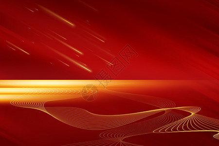 红色创意光效新年背景背景图片