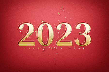 兔年红色创意2023图片