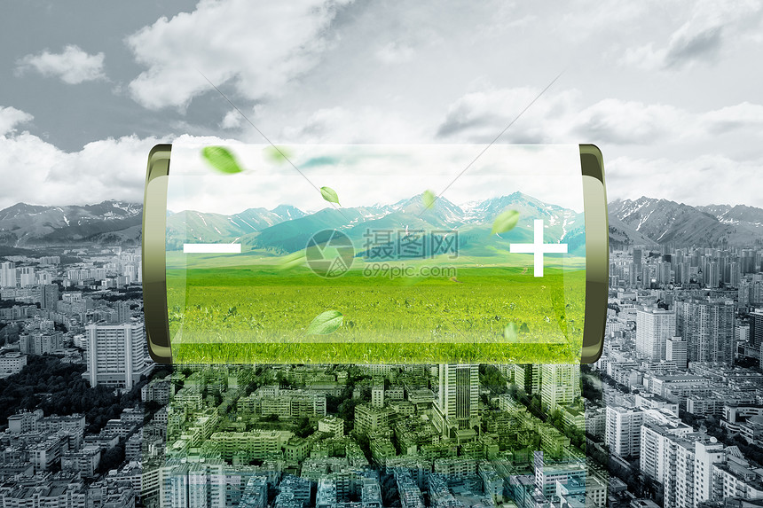 创意新能源城市图片素材-正版创意图片402405569-摄图网