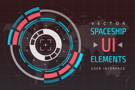 UIhud信息图表界面web元素未来空间薄HUD用户界面Web界面元素UI元素UI设计UI矢量图标目标导航界面hu图片