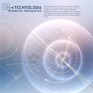 抽象的未来派技术模板图片