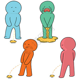 小孩撒尿图片