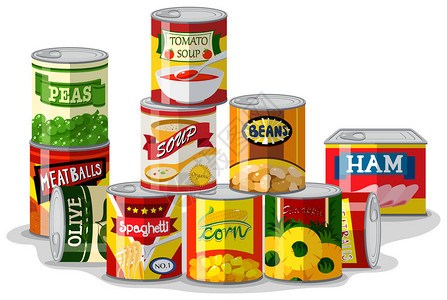 罐头食品图片-罐头食品高清图片素材大全-摄图网