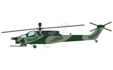 卡通直升机军事设备图标矢量图图片
