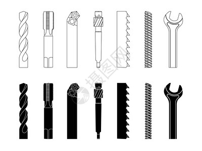 用于金属加工行业的钻头螺丝刀铣锯电枢图片