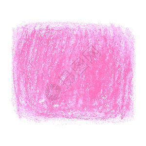 白色背景上的粉红色蜡笔涂鸦纹理染色图片