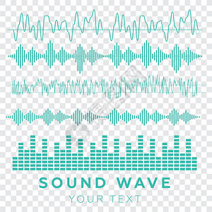 声音波矢量音波符号和符背景图片
