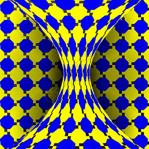 幻觉向量光学3d艺术旋转动态光学效应漩涡幻觉几何魔术背景插图图片