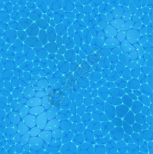 浅蓝色海水图案海水表面带白色泡沫背景蓝色水纹理模板矢量图泳池碧水面阳光明媚反光图片