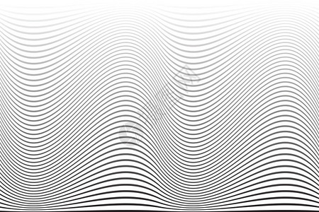 波浪线纹理抽象背景矢量图片