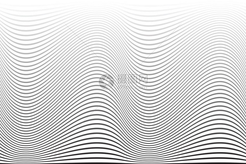 波浪线纹理抽象背景矢量插画图片下载-正版图片402412868-摄图网