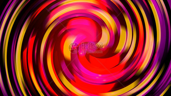 美丽的抽象螺旋紫色发光的彩色纹理模糊与波克效果从圆形和线条几何形状和复制空间背景向量例证图片