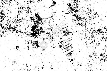 黑白城市纹理矢量与复制空间抽象插图表面灰尘和粗糙脏墙背景与空模板遇险或污垢Grunge效应概念向量图片